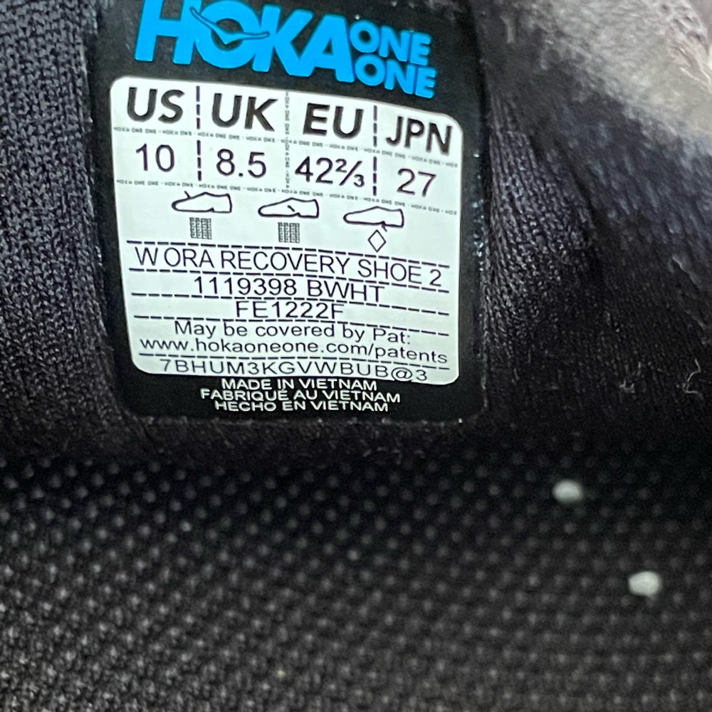 Hoka Ora Recovery Shoe 2 Size 10 - Picture 12 of 12